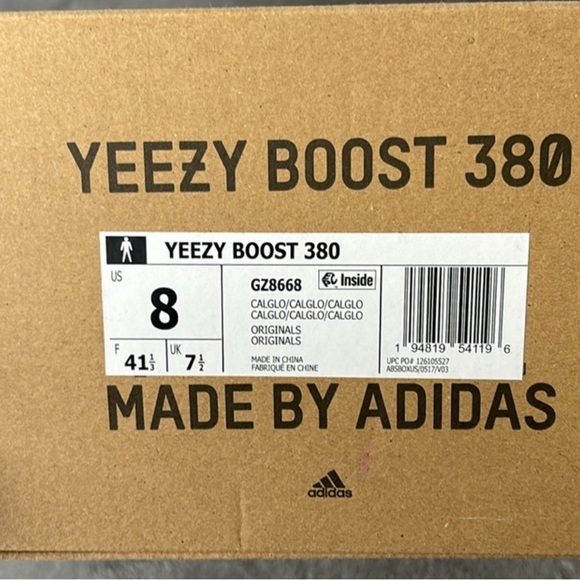 YEEZY BOOST 380 BLUE OAT NON-REFLECTIVE ***SOLD SOLD SOLD SOLD**** - Picture 2 of 7
